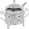 Сахарница с ложкой, Rosenberg RNA-140023-Silver - Сахарница с ложкой, Rosenberg RNA-140023-Silver