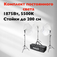 Rekam CL-375-FL3-UM Kit Комплект флуоресцентных осветителей Rekam CL-375-FL3-UM Kit Комплект флуоресцентных осветителей