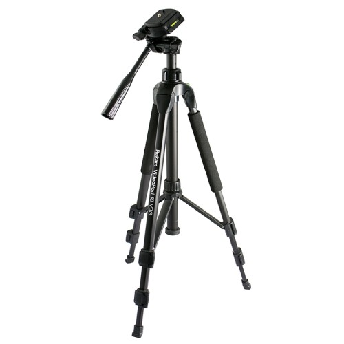 Фотоштатив Rekam RT-V3G VideoPod  с муфтами •	3-секционный штатив; 
•	панорамная 3D-голова; 
•	максимальная высота: 1300 мм; 
•	минимальная высота: 510 мм; 
•	максимальная нагрузка: 5000 г; 
•	вес: 860 г. 

