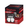 Кофеварка, 450 Вт, Sakura SA-6110bw - Кофеварка, 450 Вт, Sakura SA-6110bw