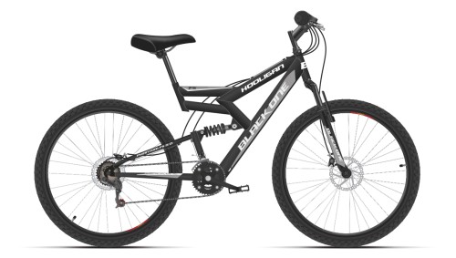 Горный MTB велосипед Black One Hooligan FS 26 D 20, чёрный/серый •   диаметр колёс - 26 дюймов;
•   материал рамы - сталь;
•   количество скоростей - 21;
•   пол - унисекс;
•   амортизация;
•   задний тормоз - дисковый механический;
