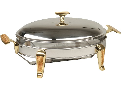 Форма с крышкой для горячих блюд, Rosenberg 4427-G Форма из стекла и металла для горячих блюд 