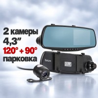 Видеорегистратор-зеркало Rekam F320, с 2-мя камерами Видеорегистратор-зеркало Rekam F320, с 2-мя камерами